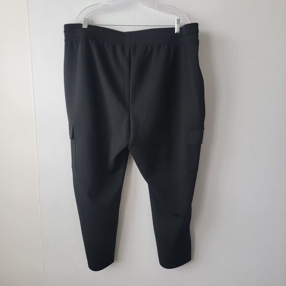 Yogalicious Womens Scuba Jamie Tapered Cargo Jogger Pants size 2X - Picture 2 of 7